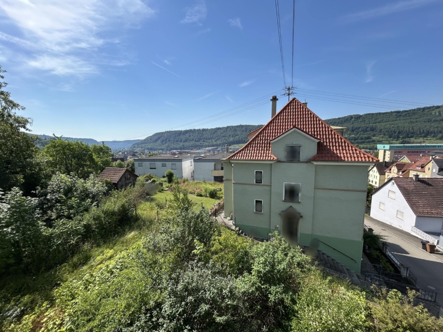 Blick aus DG Bestandsgebäude in Richtung Süd-Ost
