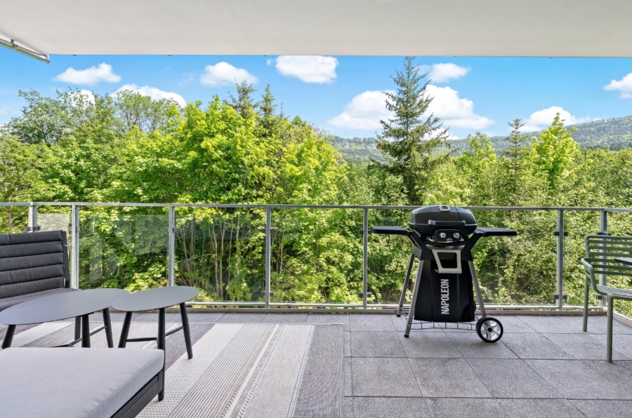 Musterwohnung W8 Balkon
