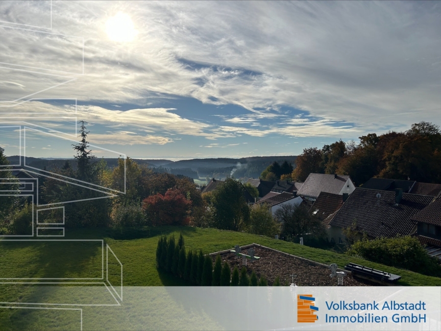 Ausblick Balkon Wohnung 6