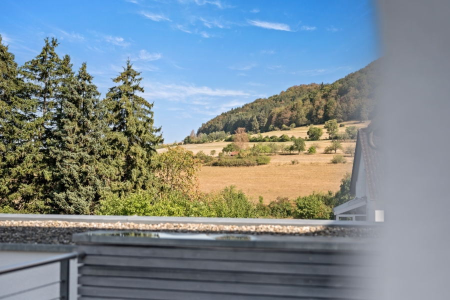 Aussicht vom Balkon