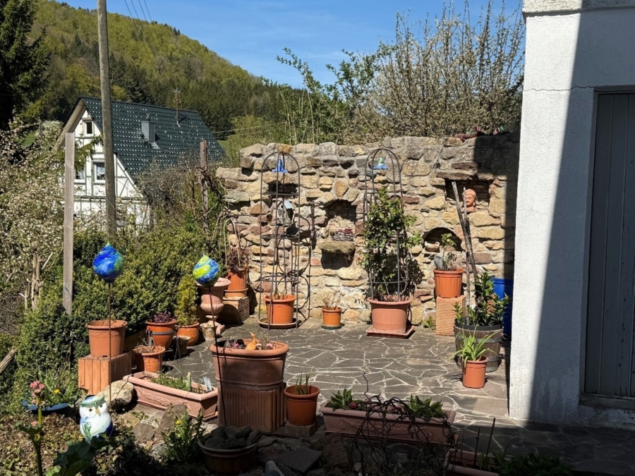 gemütlicher Sitzbereich Garten