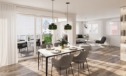 Innenrendering Gebäude 1 - Wohnung 2