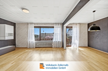 Schöne 3,5-Zimmer-Wohnung mit Balkon, Garten und Garage, 72458 Albstadt, Erdgeschosswohnung