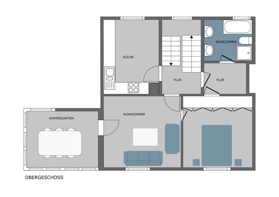 Grundriss Obergeschoss