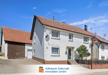 Einfamilienhaus mit Nebengebäuden/Schuppen, 72469 Meßstetten, Einfamilienhaus