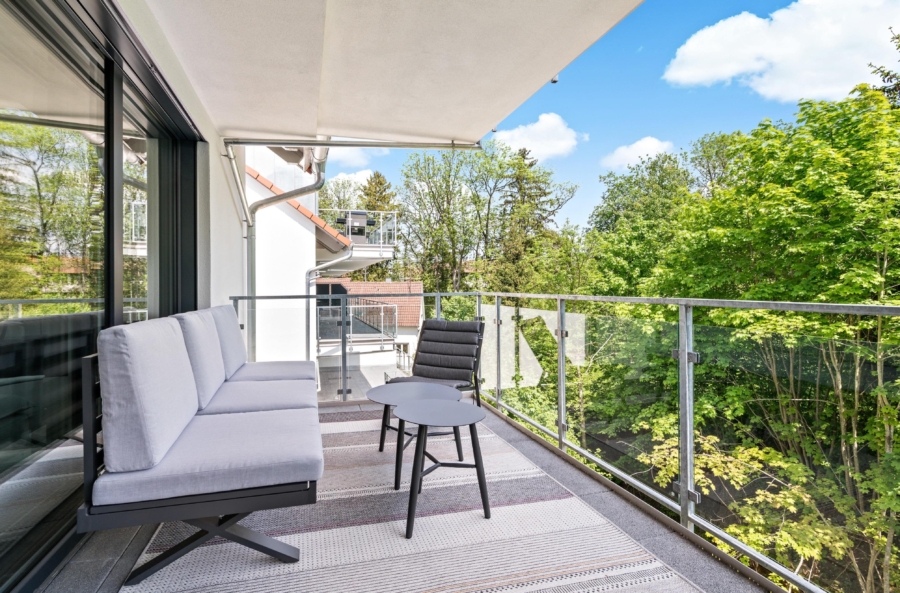 Musterwohnung W8 Balkon